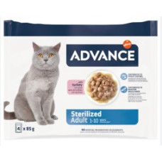 Advance Sterilized Adult - Alimento húmido para gato adulto - Peru Multipack (4x85gr)